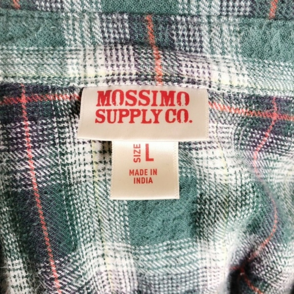 Mossimo Target Button Down Plaid (Q08) - image 6